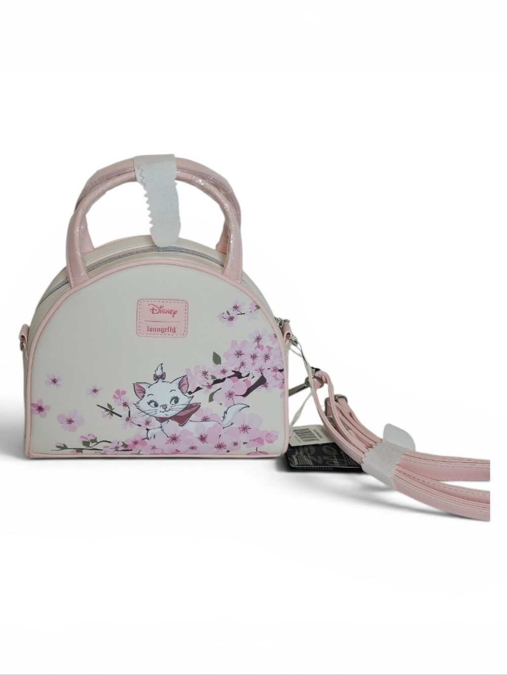 Disney Loungefly Aristocats Cherry Blossom Dome Crossbody Bag NWT - Picture 3 of 3